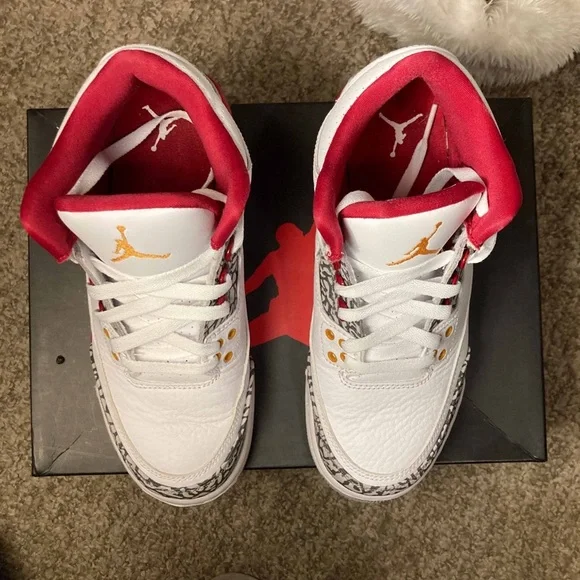 Worn only a handful of times!!! Jordan 3 ‘Cardinal Red’ - Picture 3 of 8